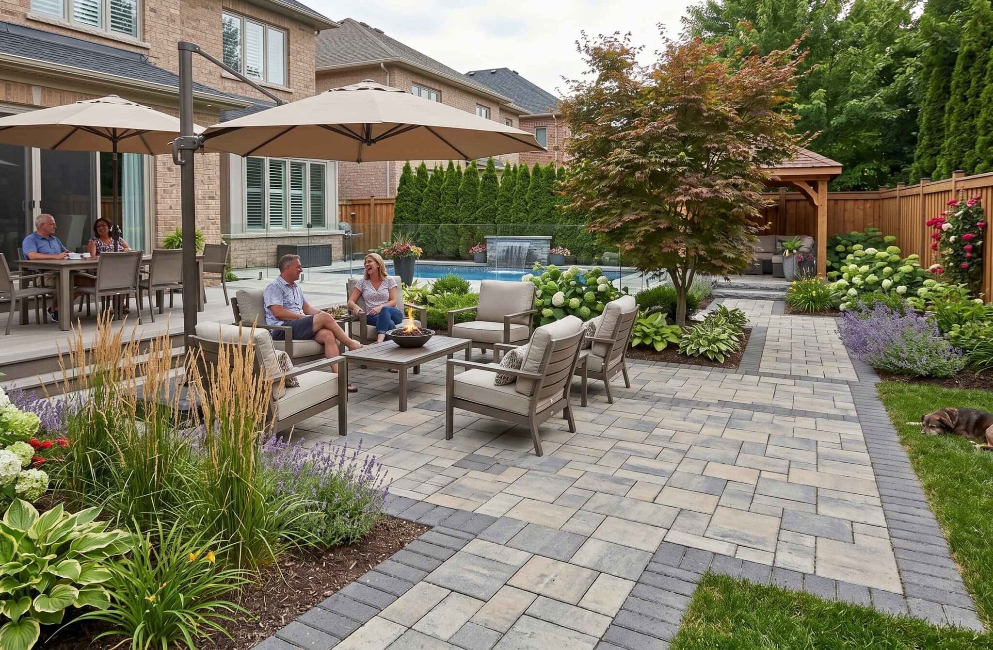 Backyard Interlock - Weston Garden