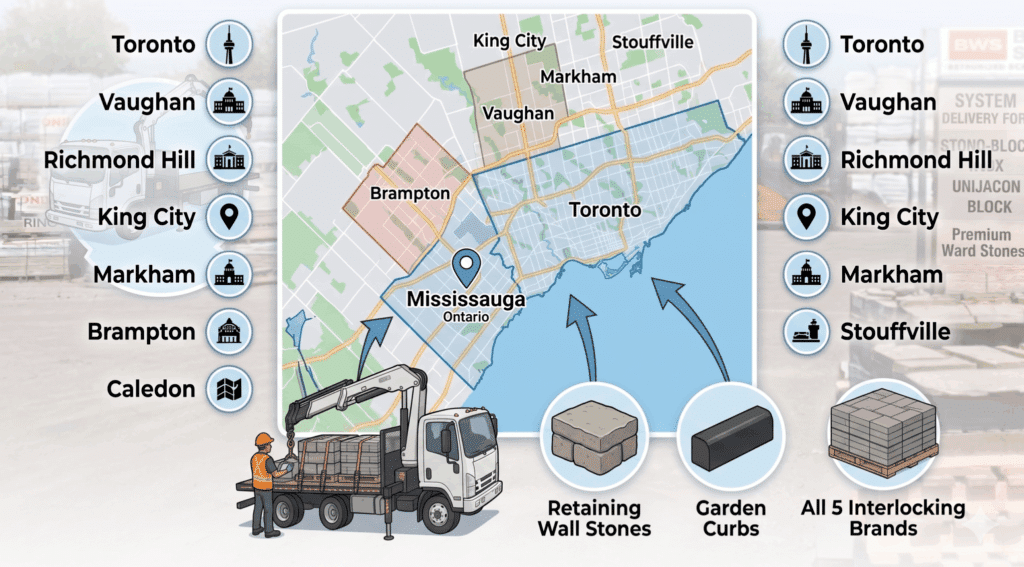 Weston Garden delivery area