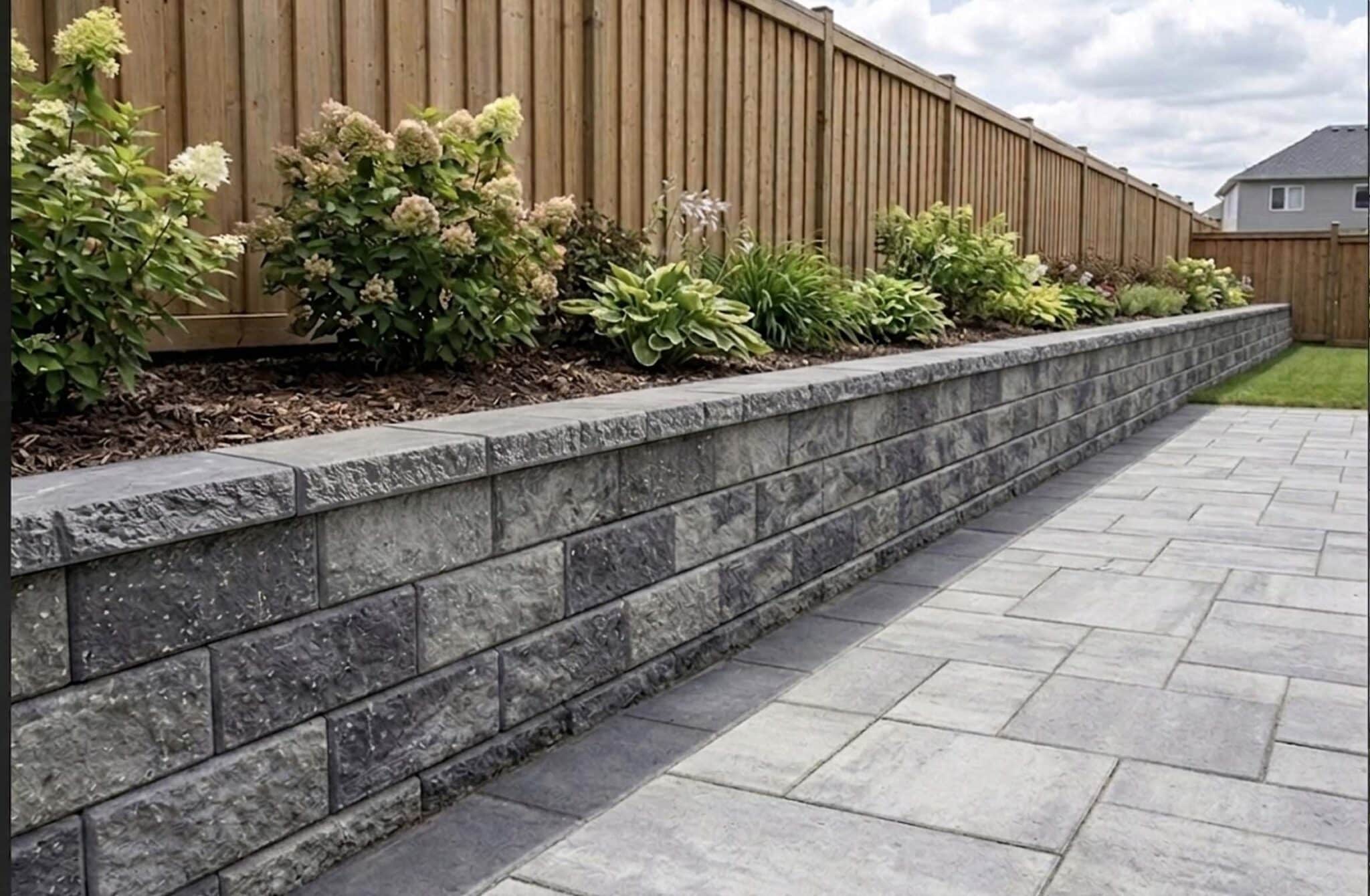Weston Garden Retaing wall- Park Way- Best Way