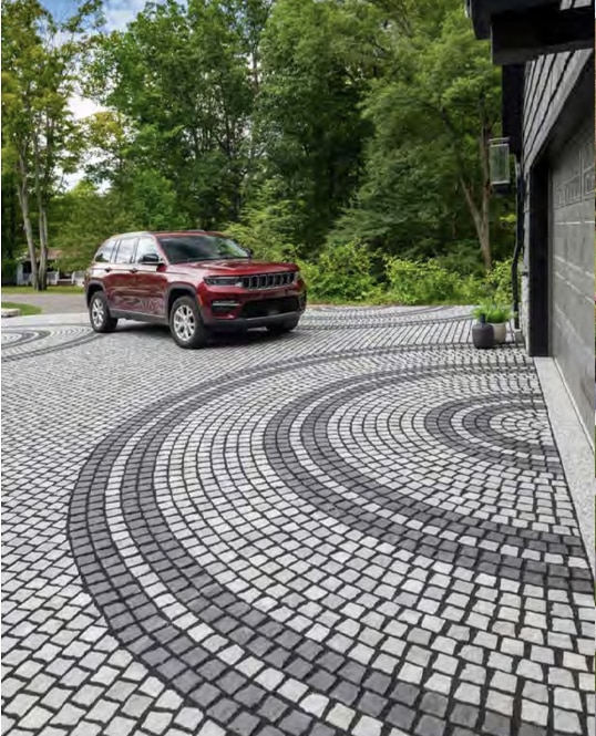 Unilock Driveway- Weston Garden
