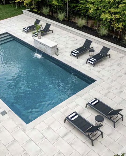Unilock Pool Deck- Weston Garden